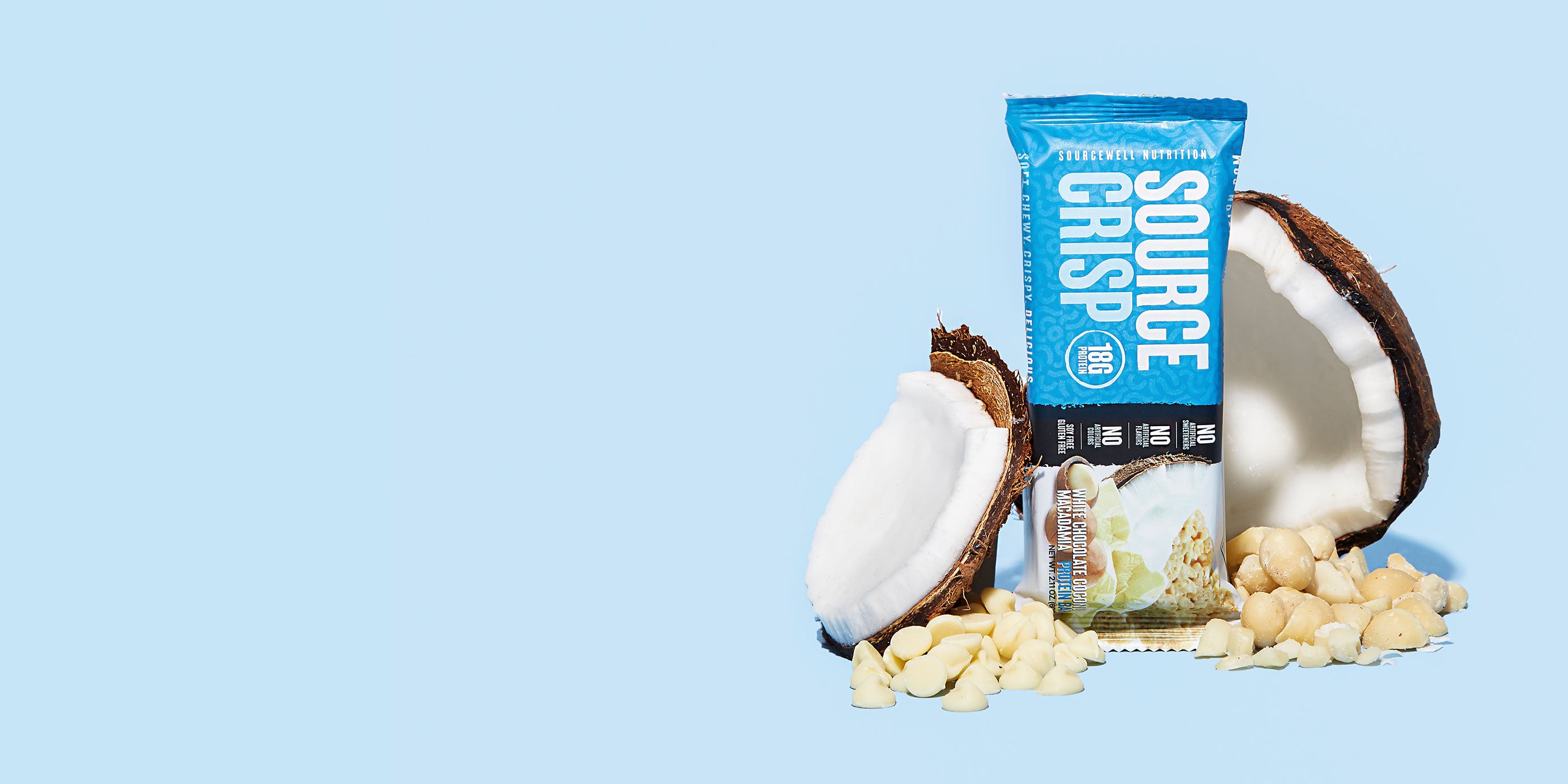 Source Crisp White Chocolate Coconut Macadamia